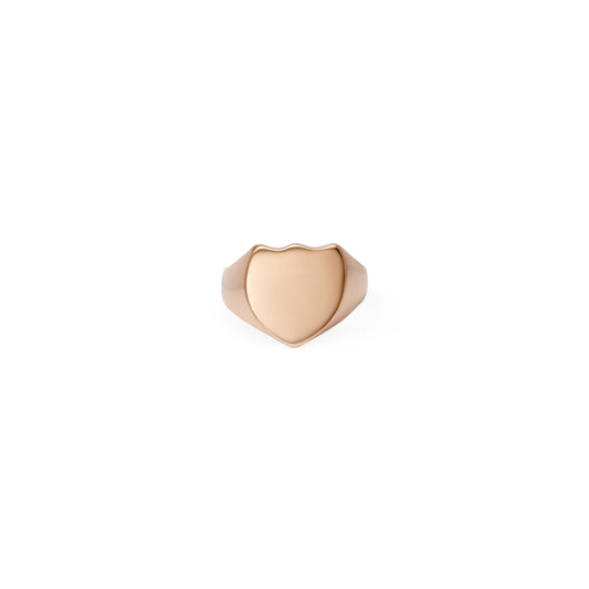 Personalized Shield Signet Ring